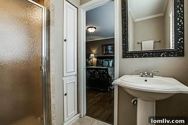 Friday Four Hundred: Charming Traditional Home in Stonewall Jackson Country 8 Compact and Functional Master Bathroom with Shower