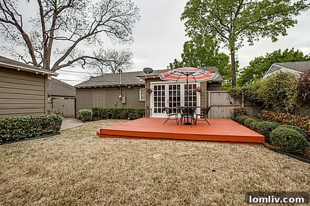 Friday Four Hundred: Charming Traditional Home in Stonewall Jackson Country 10 Lush Backyard and Detached Two-Car Garage at 6055 Anita Street