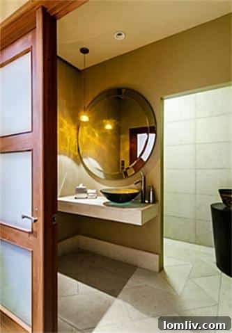 5323 Swiss Avenue Pool House Powder Room