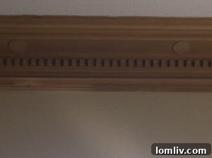 Intricate moldings in a historic Swiss Avenue home
