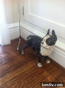 Antique Hubley Boston Terrier doorstop