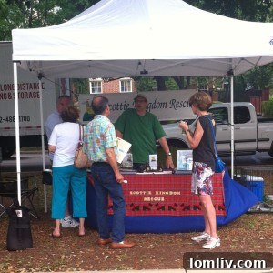 Scottie Dog rescue booth at Swiss Avenue tour