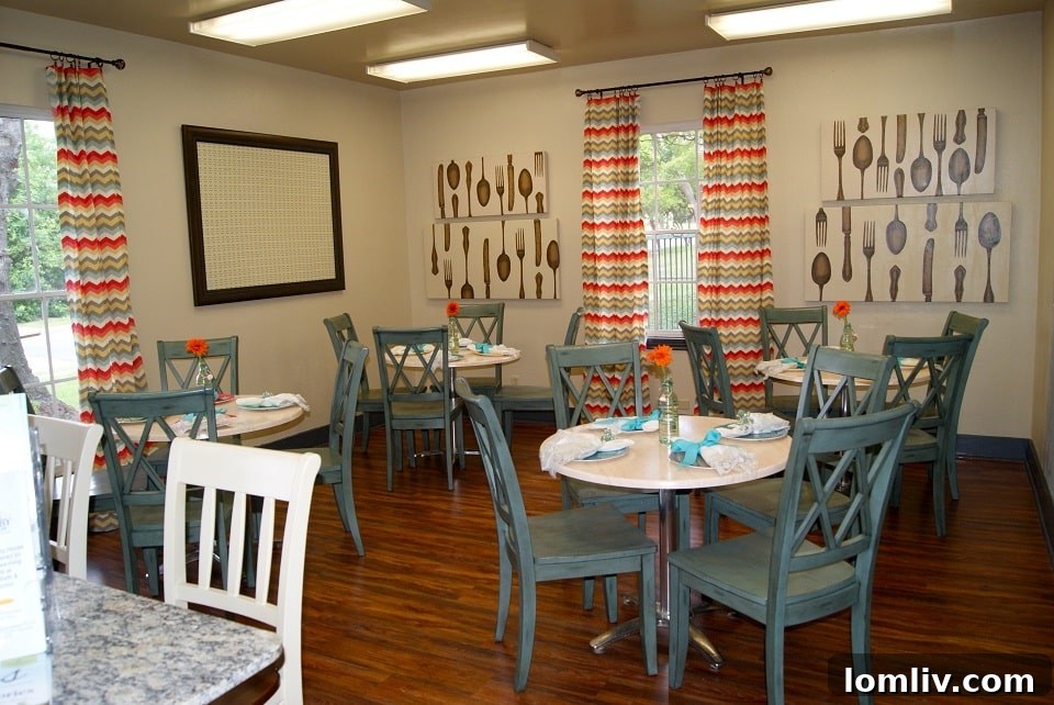 The thoughtfully designed living spaces at The Ebby House, offering comfort and community for residents.