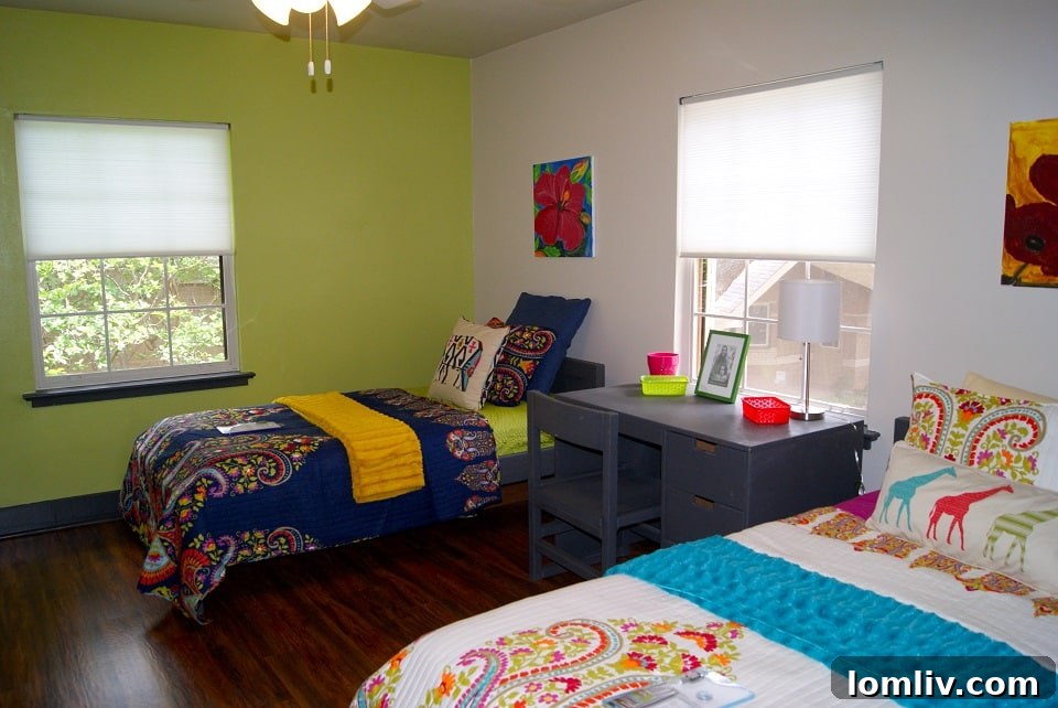 The comfortable and welcoming dining area within The Ebby House, promoting community and shared meals.
