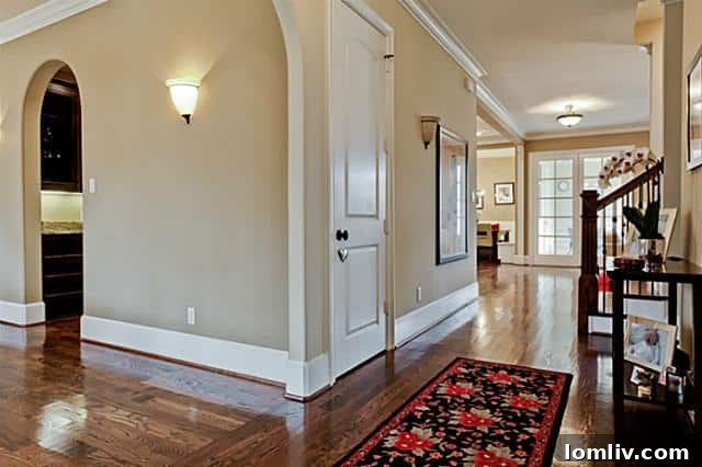 Grand foyer of a luxury home in University Park, 2805 Rosedale