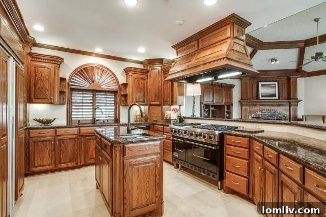 2304-Provine-McKinney-kitchen - Gourmet Kitchen with Viking Range and Custom Cabinetry