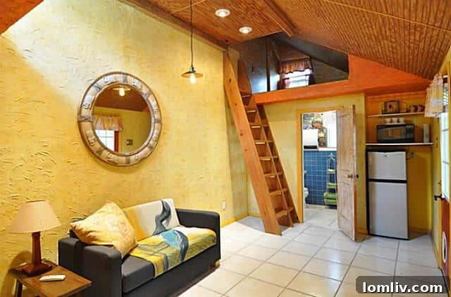 Guest house living area