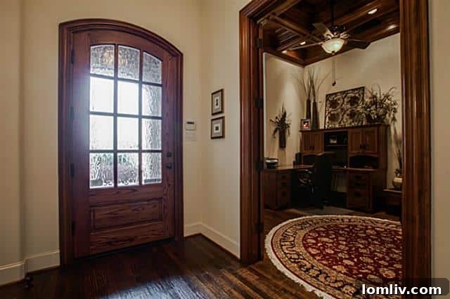 Grand Entryway of a Luxury Home at 607 Naples