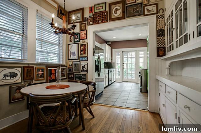 314 S. Montclair Breakfast - Cozy Breakfast Nook and Butler's Pantry