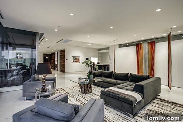 3203 McKinney Avenue Apartment Living Room - Modern Interior Design