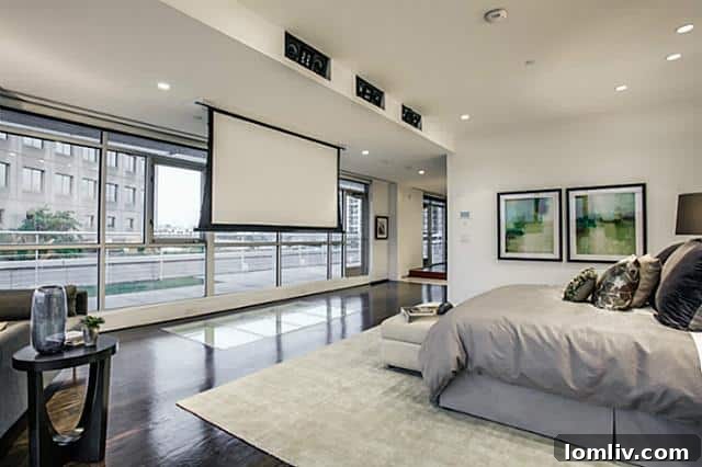 3203 McKinney Avenue Apartment Bedroom - Sleek Design