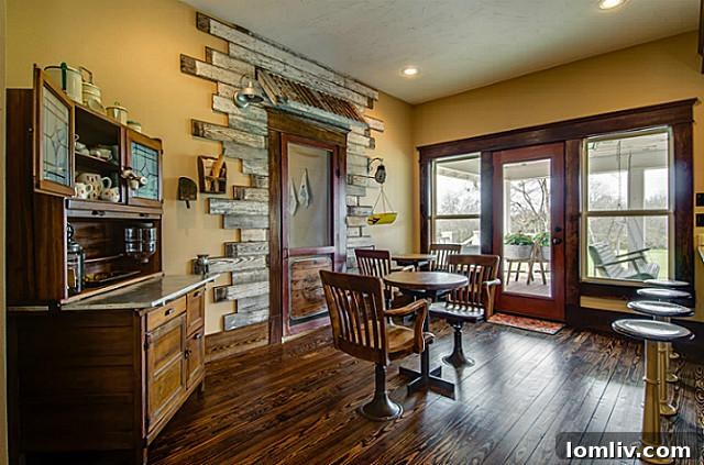 Organized and spacious pantry in the 2113 Mangum kitchen, offering ample storage for provisions, shelving for organization, and demonstrating the home's practical and thoughtful design.