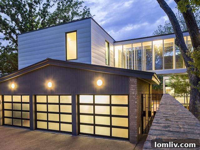 3601 Euclid Avenue - Modern Garage Entrance