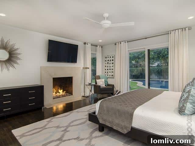 Luxurious Master Bedroom with Elegant Decor at 7447 Malabar Lane