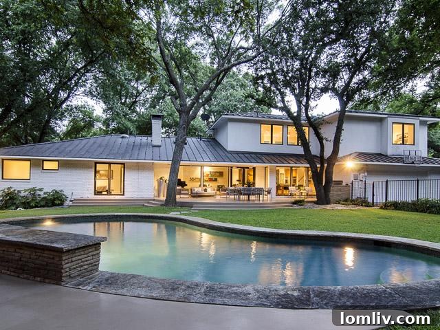 Inviting Pool Area and Outdoor Space for Recreation