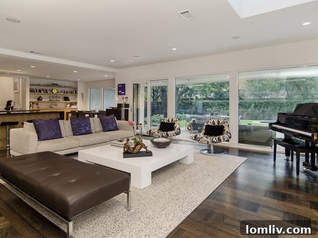 Modern Kitchen Countertops and Design at 7447 Malabar Lane, Dallas