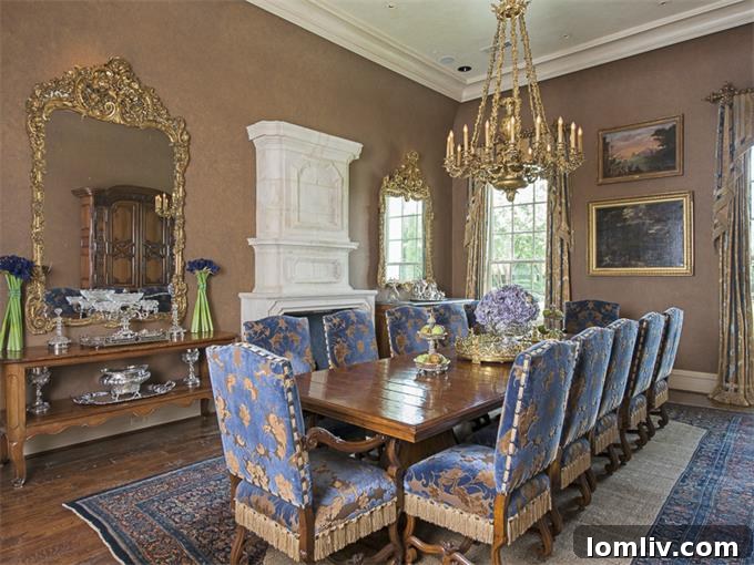 Obama's Dallas Dream Home: Why He Should Own the White House 9 10777-Strait-Lane-dining-room-blue
