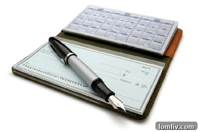 Checkbook and Pen