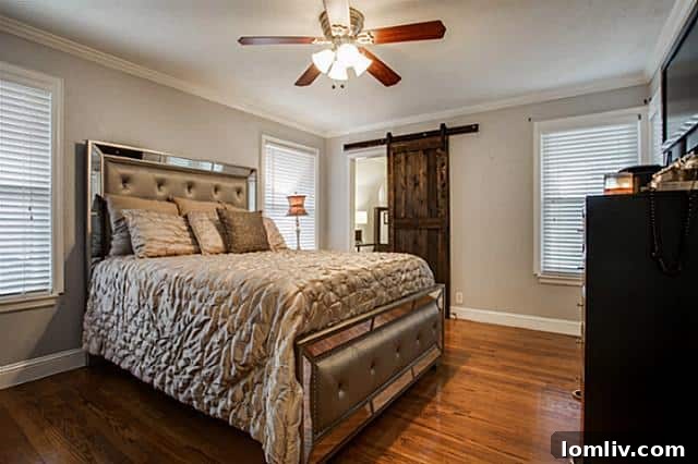 Cozy Master Bedroom at 9403 Thornberry Lane Dallas