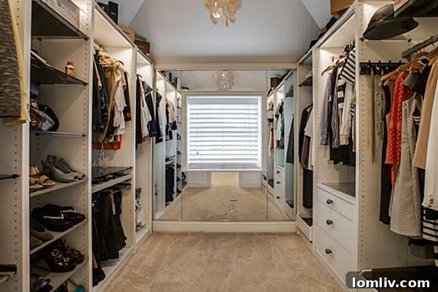 Spacious Closet in 9403 Thornberry Lane Dallas Home