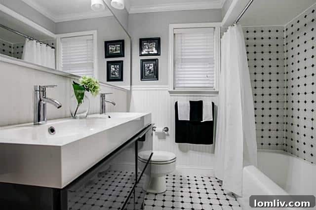 Modern Full Bathroom at 9403 Thornberry Lane