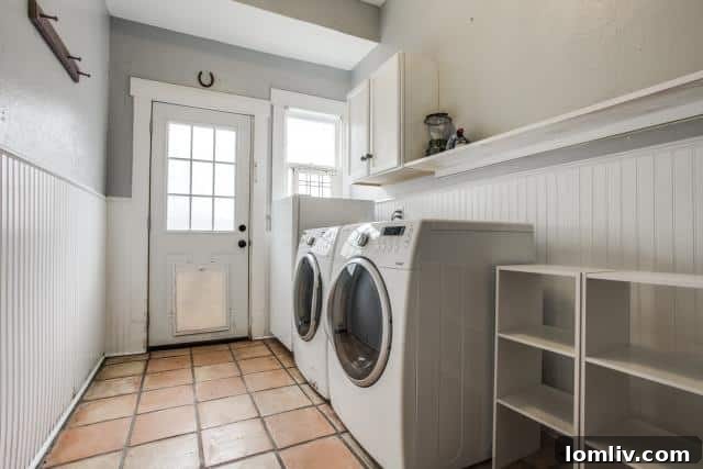 Dog-ready laundry room at 222 N Montclair Avenue, featuring practical design