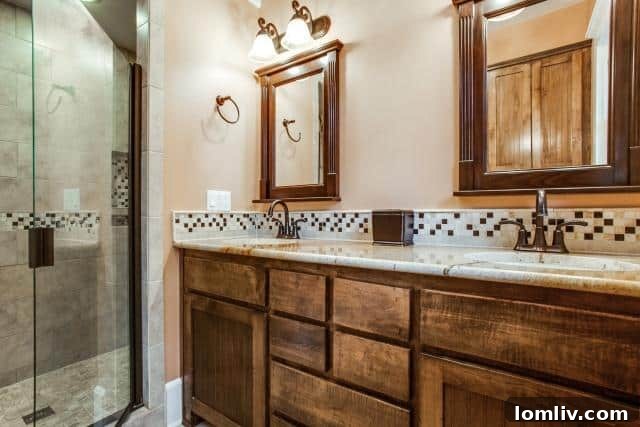 Impressively renovated master bathroom at 222 N Montclair Avenue, featuring modern finishes