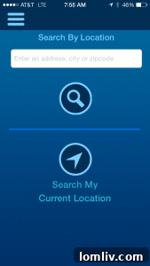 Homefacts App Home Page Screenshot