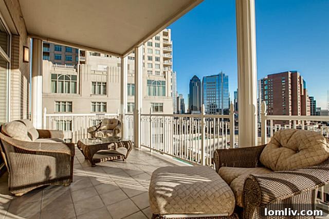 Dallas Most Exclusive Ritz Condo Lease Of The Week 14 Ritz-Unit-702-Terrace-2