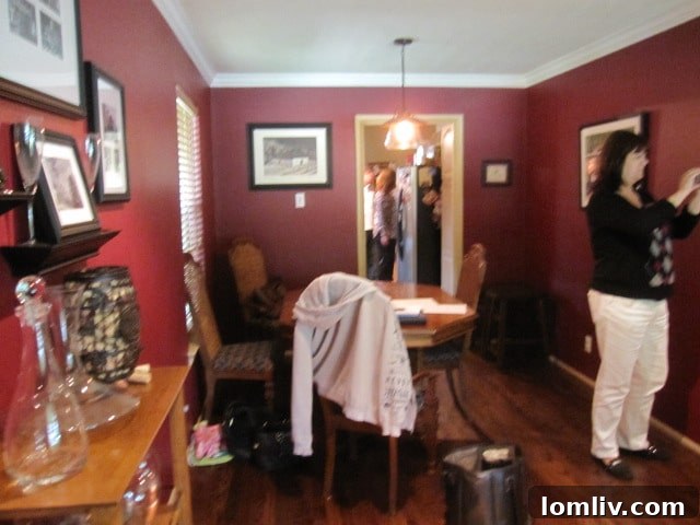 Kitchen before staging