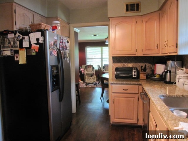 Another view before staging