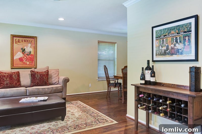 Staged Dining Area - After
