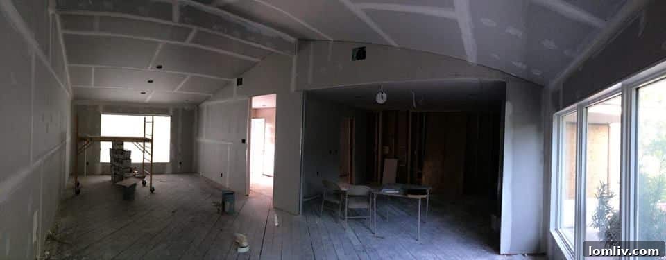 Stanwood-Living - Modern Open Living Space Stanwood Renovation