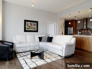 Living room of Terrace House unit 616