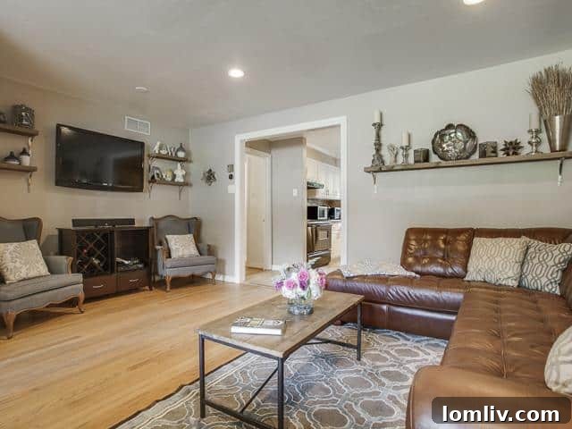 Bright and Inviting Living Room at 881 Berkinshire