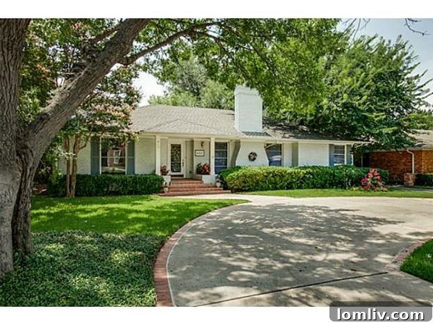 6522 Park Lane Exterior - Hidden Waterslide Home in Dallas