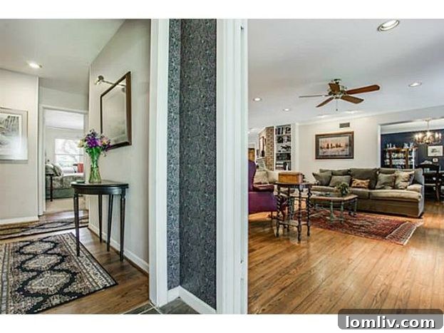 Living Room at 6522 Park Lane - Spacious and Inviting