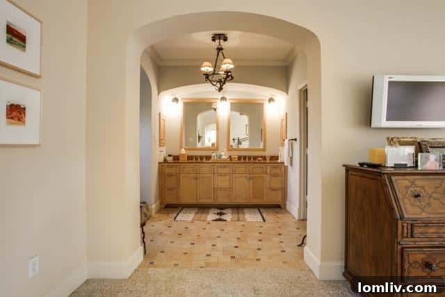 3624 Vintage Place Master Bath 1 - Elegant Bathroom with Marble Countertops