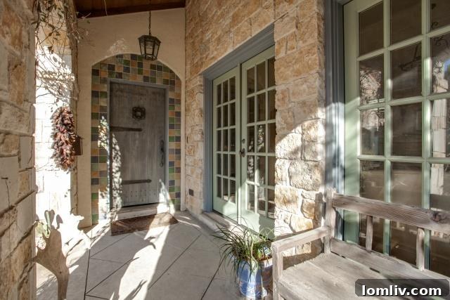 3624 Vintage Place Porch - Inviting Entryway of Spanish Eclectic Home