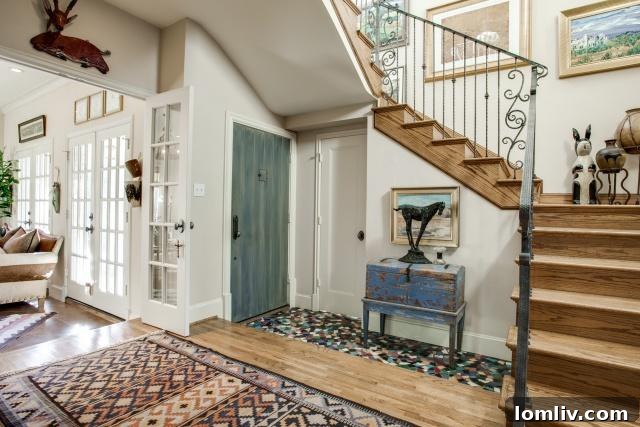 3624 Vintage Place Foyer - Elegant Entry with Wrought Iron Stair Rail