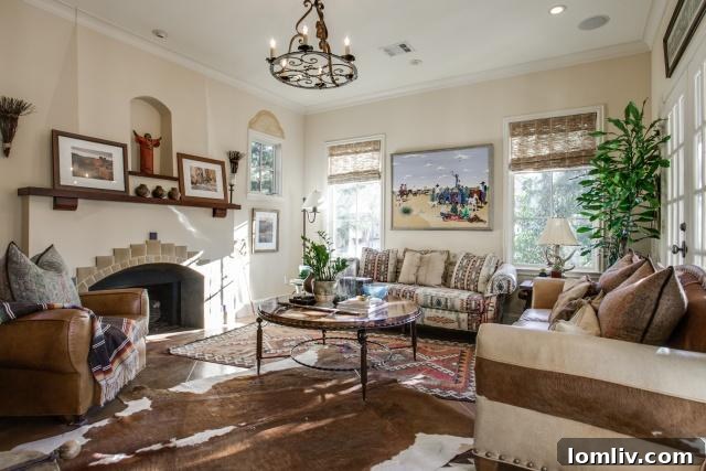 3624 Vintage Place Living Room - Elegant Space with Architectural Details