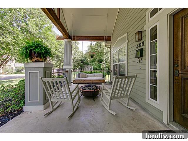 Charming Craftsman Bungalow Front Porch McKinney