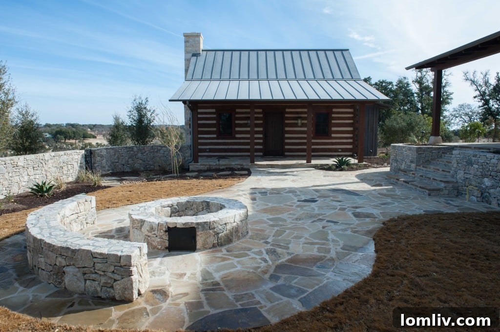 Architectural details of Overlook Cabins