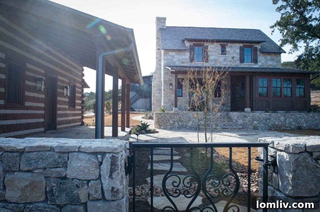 Overlook Cabin exteriors at Boot Ranch Texas