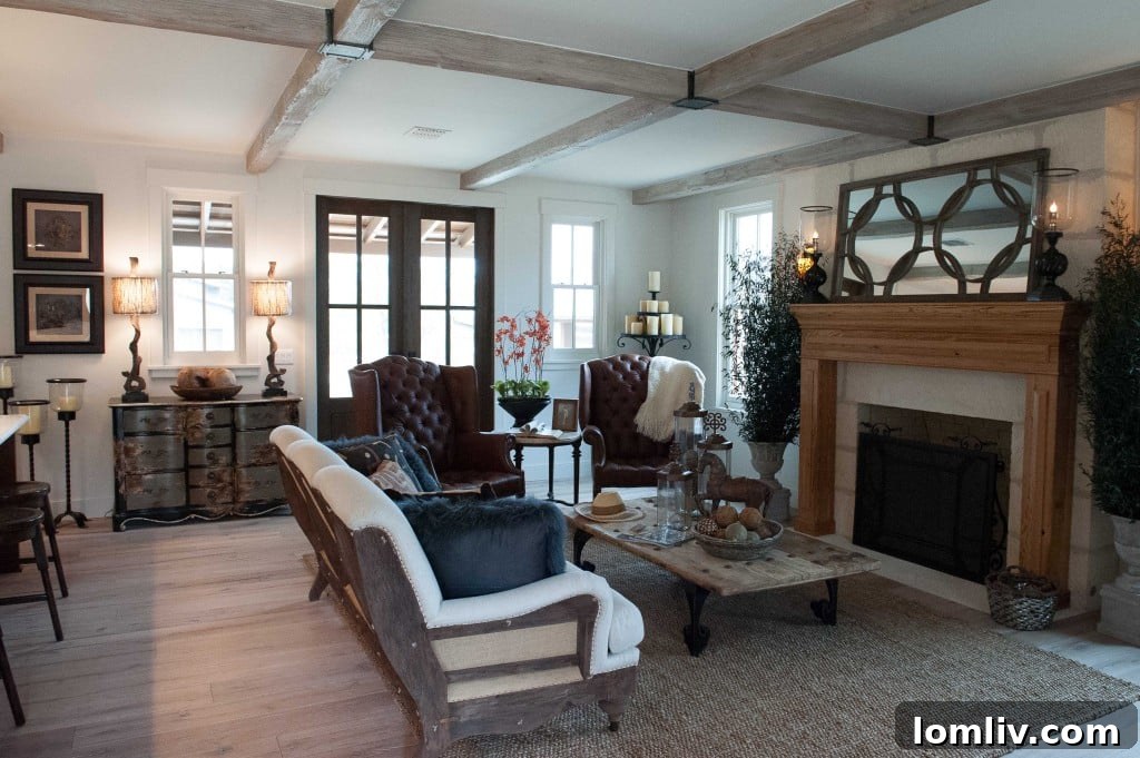Luxury rustic cabin design at Boot Ranch