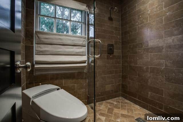 Walk-in Shower in Luxurious Master Bath