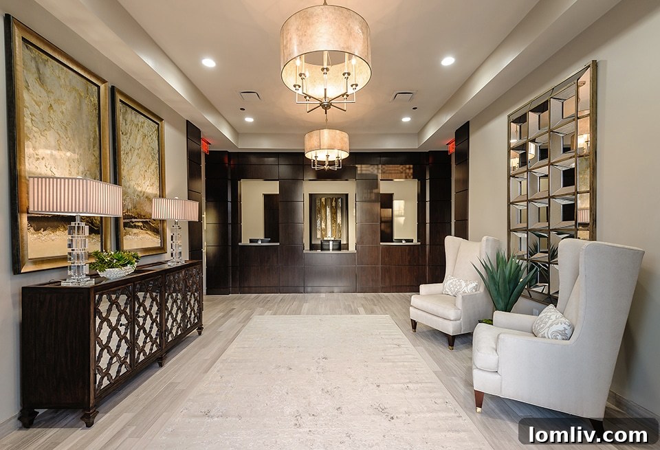 Ebby Halliday Southlake office interior, showcasing a modern meeting space.