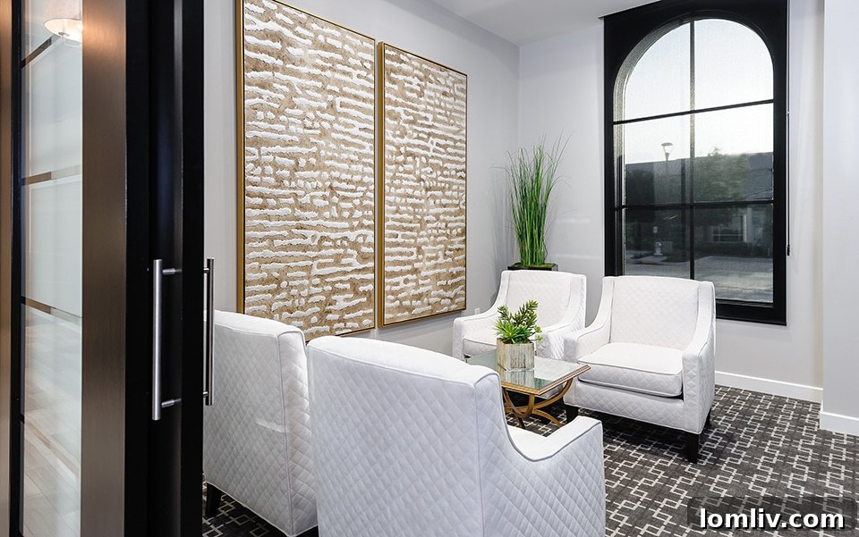 Open-plan workspace for agents at the new Ebby Halliday Southlake office.