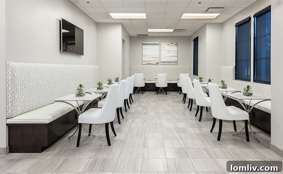 Detailed view of interior design elements in the Ebby Halliday Southlake office.