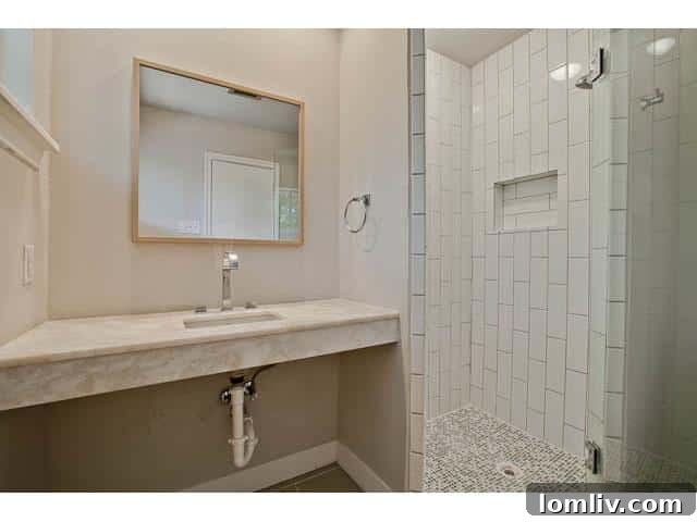 Contemporary Second Bathroom with Clean Design and Quality Finishes
